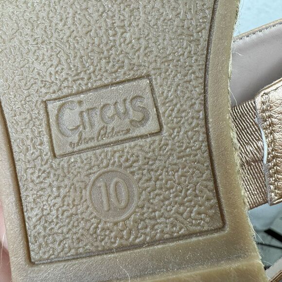 Circus Sam Edelman Maypol Rose Gold Espadrille Sandal Shoe‎ Women’s Size 10 - Picture 5 of 12